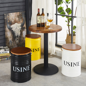 Tabourets modernes en fer forgé, chaises de <span class=keywords><strong>bar</strong></span> robustes et stables pour salle à manger, salon, chambre, <span class=keywords><strong>bar</strong></span> à domicile, hôtel, KTV, mobilier commercial - Product Image 4