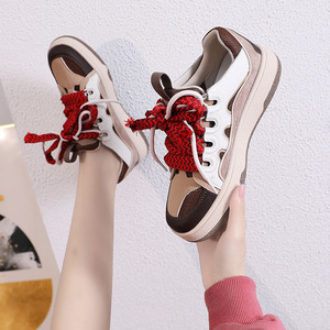 Colorful Lace New Chaussures De Sport Running Female Casual <b>Shoes</b> Low Top 2025 Women Sneakers - Product Image 1