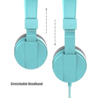 OEM vente en gros casque filaire professionnel sur l'oreille écouteurs antibruit pour les jeux et la musique casque d'ordinateur