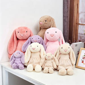 Peluche Premium Morbidi per Regali di Pasqua, Animali Imbottiti (Pecora, Elefante, Scimmia), Giocattoli Calmanti Ponderati (Coniglio) - Product Image 2