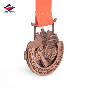 Longzhiyu 17 jahre professionelle sportmedallie hersteller individuelle gold silber bronze medalen gewinner ehre souvenir-medaille - Product Image 6