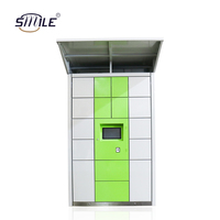 Casier intelligent CHNSMILE en acier galvanisé et couleur personnalisée pour supermarché/salle de sport/stockage express