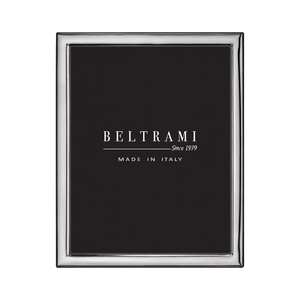 Beltrami Silver Photo <b>Frame</b> Rectangular Silver Plated Wood Structure Embossing <b>Printing</b> Durable Made in Italy - Product Image 2