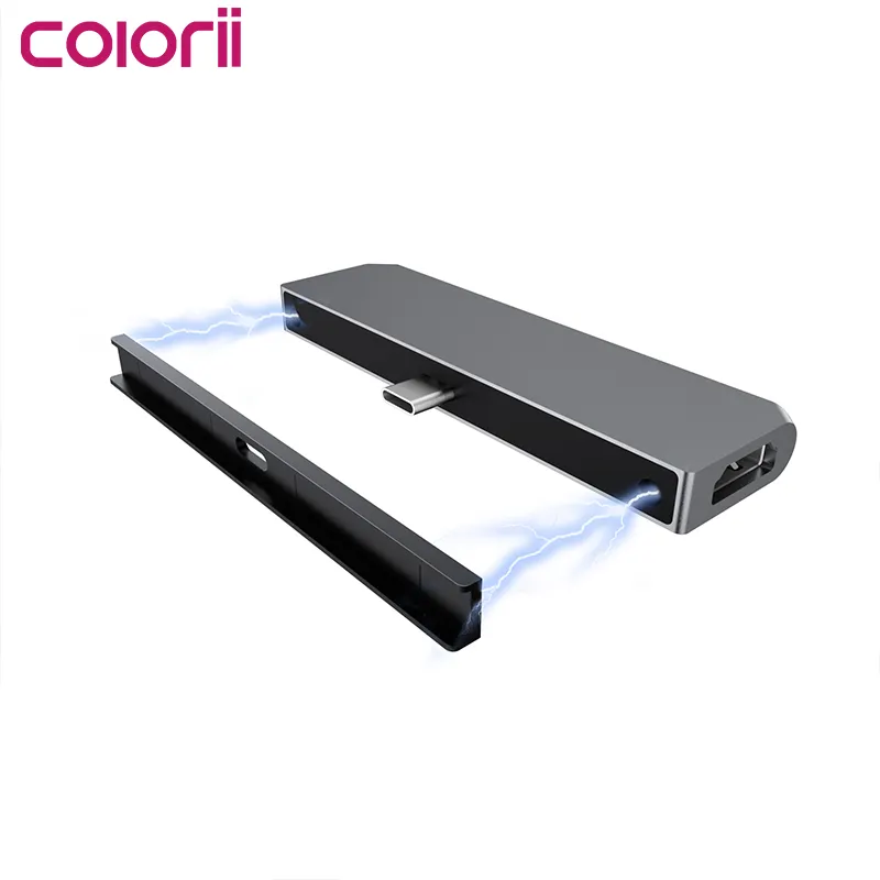 Colorii-IPC02-A magnético para ipad pro 2020, hub usb c, estación de acoplamiento para ipad