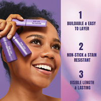 Mascara volumisant et allongeant bio à label privé, mascara transparent vegan cosmétique à longue durée, 3 en 1, aimant