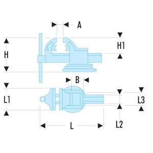 FACOM - 1224.125E Worksite-maintenance fixed <b>vices</b> - EAN 3148519276589 VISES, <b>CLAMPS</b> AND ROPES VISES - Product Image 2