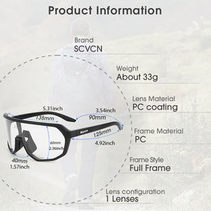 2023 nuevas gafas <span class=keywords><strong>de</strong></span> sol deportivas <span class=keywords><strong>de</strong></span> <span class=keywords><strong>montaña</strong></span> para ciclismo protección UV400 <span class=keywords><strong>de</strong></span> <span class=keywords><strong>alta</strong></span> calidad logotipo personalizado PC marco colorido <span class=keywords><strong>lentes</strong></span> grises fotocromáticos - Product Image 6