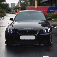 Pièces automobiles KUYINKE pour BMW Série 5 E60 2003-2010, phare avant de style yeux de serpent, design LED