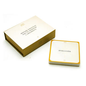 Fabricación Oem Positivo el deseo Servicios de impresión de tarjetas Tarjetas de afirmación Color champán <span class=keywords><strong>femenino</strong></span> con soporte - Product Image 5