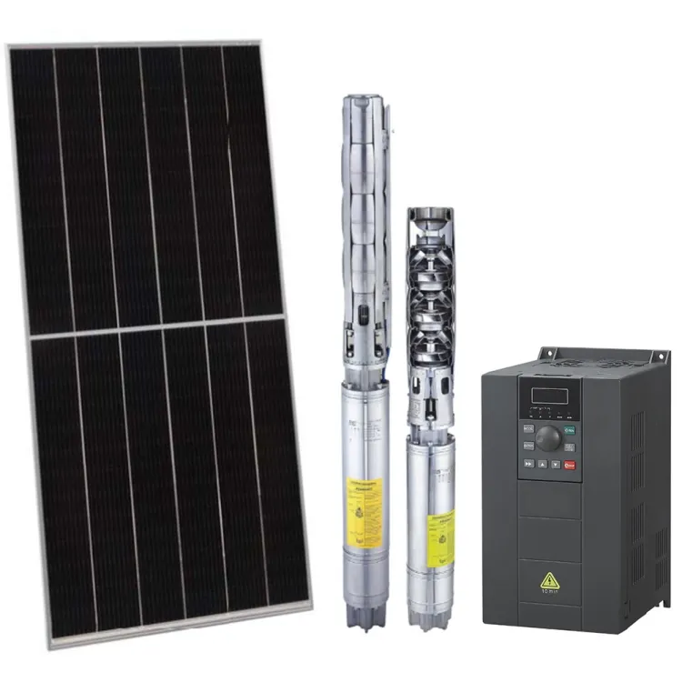 für landwirtschaftliche bewässerung solarpark solarbetriebene MPPT mit automatischem steuerungskraft solar-tauchbohrung tiefbrunnen-pumpe-system