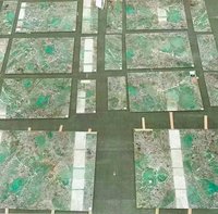 Идеальная каменная плитка из натурального мрамора Imperial River Green Elegant для отелей: премиум-класс, современный дизайн, для кухонных столешниц и стен ванных комнат, полированная.