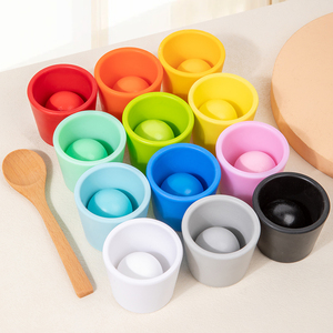 <span class=keywords><strong>Bolas</strong></span> y tazas de <span class=keywords><strong>madera</strong></span> Montessori juguetes educativos reconocimiento Arco Iris <span class=keywords><strong>colores</strong></span> juego juguetes educativos de <span class=keywords><strong>madera</strong></span> - Product Image 3