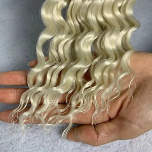 Cabello trenzado africano 22 pulgadas cabello trenzado de onda profunda sintética extensiones rizadas africanas - Product Image 5