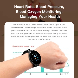 Smartwatch D18 per Uomo e Donna, Impermeabile, Sportivo, con Display TFT, Monitoraggio Pressione Sanguigna, Monitoraggio del Sonno, Calendario, 116 <span class=keywords><strong>Plus</strong></span> - Product Image 6