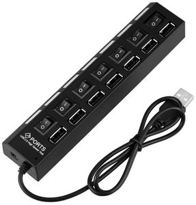 <span class=keywords><strong>USB</strong></span> 2.0 Hub, 7 cổng <span class=keywords><strong>USB</strong></span> HUB với độc lập On/Off chuyển đổi và chỉ số LED, đèn cho máy tính xách tay, <span class=keywords><strong>PC</strong></span>, máy tính - Product Image 1