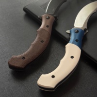 Couteau pliant de camping OEM CR 7465, acier 8Cr13Mov, haute dureté, couteau tactique de survie EDC, couteau de chasse de poche, multi-outils pour l'extérieur