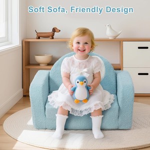 Sofá <span class=keywords><strong>Infantil</strong></span> Convertible 2 en 1 de Espuma Suave, <span class=keywords><strong>Plegable</strong></span>, para Niños y Niñas de 1 a 3 Años, de Fábrica - Product Image 3