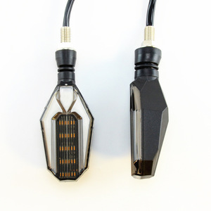 Clignotant LED pour moto 12V bleu blanc rouge en plastique ABS pour rénovation et mise à niveau - Product Image 4
