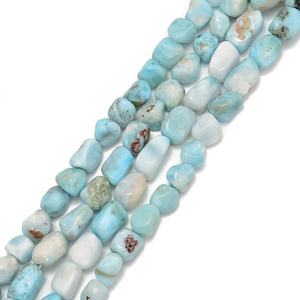 Larimar pepita irregolare di piccole dimensioni gemma perle sciolte per la creazione di gioielli all'ingrosso <span class=keywords><strong>perline</strong></span> - Product Image 2