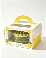 Boîte d'emballage carrée personnalisée, écologique, de haute qualité, biodégradable et robuste pour pâtisseries, gâteaux, snacks, anniversaires, baby showers et mariages