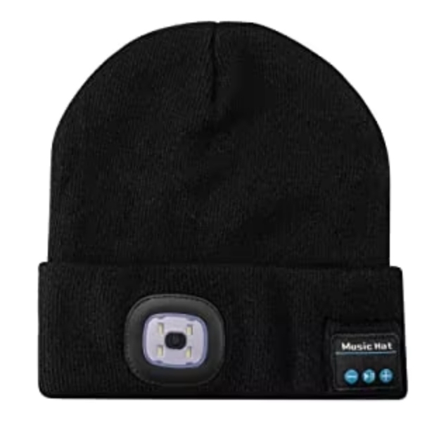 Led Light Beanie Hat Wireless Music Headset Winter Outdoor Warm Music Headphone Speaker Wearing Headphone for Gift Boy Girls