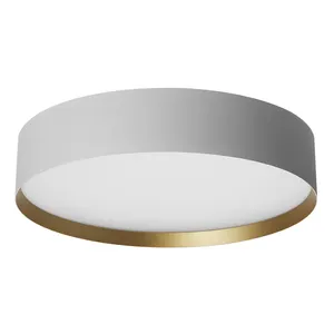 Hiqh quality surface mounted big round ceiling lamp suspended black white gold 30W 40W 50W for hotel supermarket office home