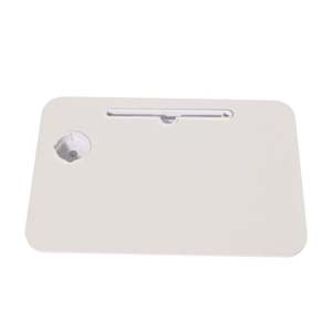 Bureau d'ordinateur portable pour lit, plateau de lit réglable pour ordinateur portable, table pliable pour ordinateur portable avec déflecteur antidérapant, support de téléphone et tiroir - Product Image 3