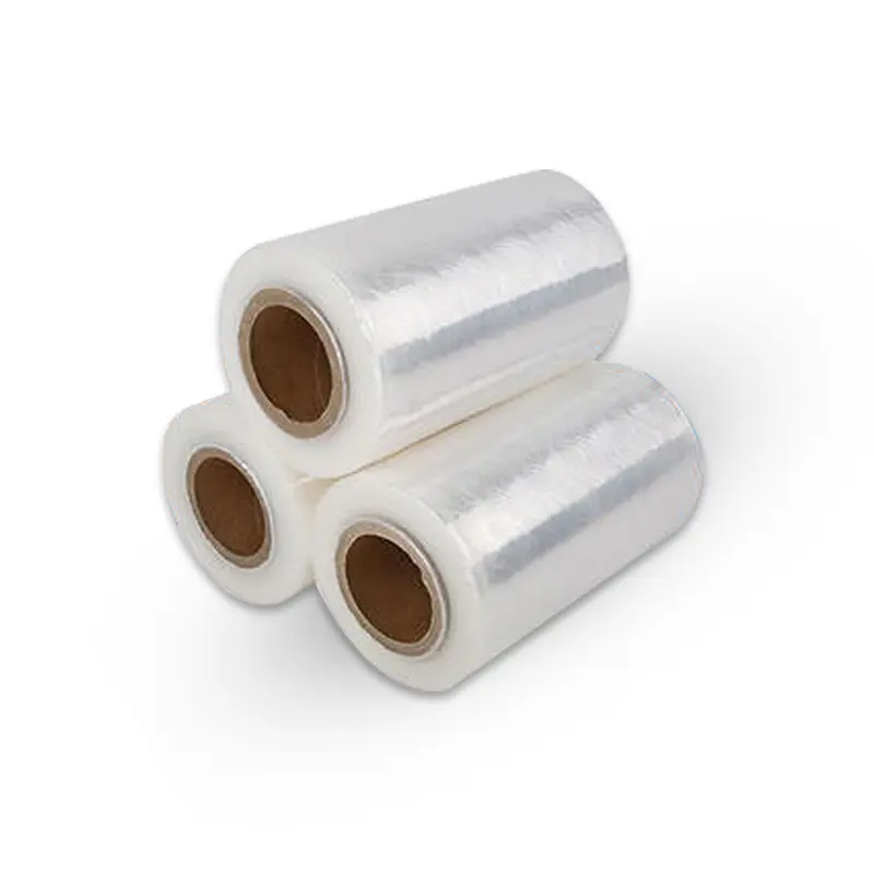 Machine use Transparent Plastic Pallet Wrap adhesive lldpe/PE Stretch Film moisture-proof packaging film recycled material