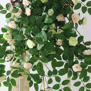 Mur de roses artificielles Xinchengzhi, hauteur 100cm-200cm, fleurs en soie plastique haute simulation pour décoration extérieure et intérieure - Product Image 3