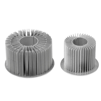 Dissipateur thermique en aluminium Cpu rond industriel personnalisé expérimenté