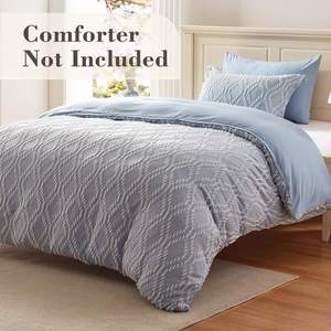 Juego de Ropa de Cama Boho de Microfibra con Diseño de Mechones, Tamaño Individual, 2 Piezas, para Todas las Temporadas, Venta al Por Mayor - Product Image 2