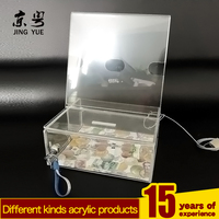 Support de présentation de vêtements moderne, léger, transparent, en PMMA/acrylique, résistant à l'eau, écologique et de luxe, facile à utiliser