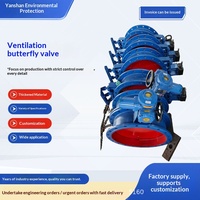 Vanne papillon de ventilation à température ambiante en acier inoxydable WCB, manuelle, pneumatique, électrique, volet de régulation, vanne d'air turbo pour cheminée
