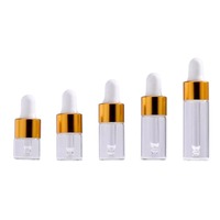 Flacon compte-gouttes en verre ambré écologique pour cosmétiques de luxe, huiles essentielles, gouttes pour les yeux, crème de soin de la peau, 10 ml-100 ml, sérigraphie