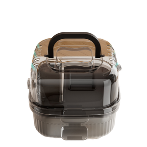 Fournitures pour animaux de compagnie Cages pour animaux de compagnie dorées et ours de luxe, et autres emballages portables en carton plastique écologique extérieur acrylique solide - Product Image 6