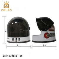 Costume de l'espace Casque d'astronaute Cosplay Jouet pour enfants Jeunes Junior NASA Astronaute Chapeau en plastique