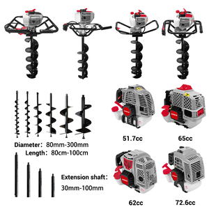 TMAXTOOL Tarière thermique robuste <span class=keywords><strong>pour</strong></span> puits de fondation 52CC - 82CC, divers modèles, options de puissance - Product Image 1