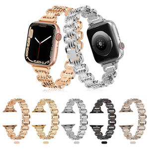สายนาฬิกาหรูหราลายหัวใจสำหรับ Apple Watch Ultra Series 9 8 7 6 SE 44 มม. 45 มม. สายนาฬิกาสำหรับผู้หญิง - Product Image 3