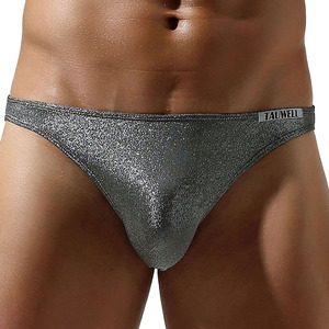 TAUWELL-Slip bikini da <span class=keywords><strong>uomo</strong></span> lucidi e sexy a vita bassa, aderenti, morbidi, traspiranti, <span class=keywords><strong>intimo</strong></span> per l'uso quotidiano, spedizione veloce - Product Image 1