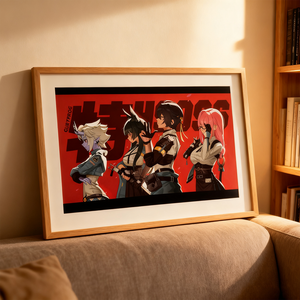 Tùy chỉnh UV in ấn nghệ thuật in HD giấy Áp phích Video Trò chơi zenless khu Zero phòng khách tường Hình ảnh trang trí nội thất ảnh in nghệ thuật - Product Image 1