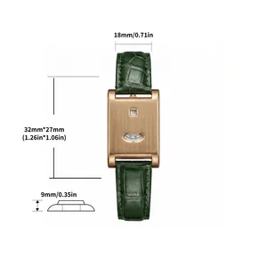 Montre carrée de haute qualité pour hommes, montres de luxe pour hommes, automatique, mécanique, <span class=keywords><strong>steeldive</strong></span>, cadeau élégant - Product Image 3