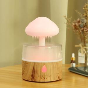 Humidificador de gota de lluvia de 260Ml, instalación de mesa, goteo de agua eléctrico de plástico para uso doméstico, aromaterapia, 1 año - Product Image 4