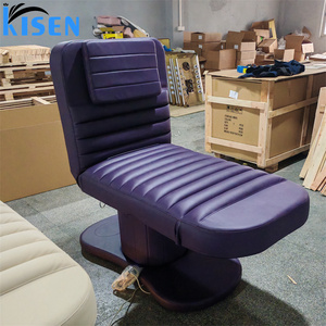 เตียงนวดหนัง PU รุ่น Kisen Minimalist พร้อมพนักพิงศีรษะและที่วางขาในตัว สำหรับร้านเสริมสวย สปา นวดแผนไทย ดูแลผิวพรรณ คลินิกสปา ลดราคา - Product Image 6