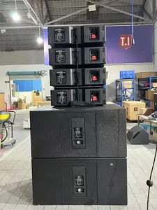 Full Set Pro-210 Dual 10 Inch Passive Line Array Speaker Professional Sound System Indoor Outdoor Music Show Speakers