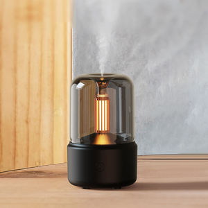 Humidificador ultrasónico USB con luz cálida, difusor de aromaterapia con luz de vela, humidificador de vapor frío para oficina y hogar - Product Image 1