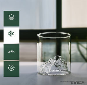 170ml 300ml Riegel mit hohem Boro silikat Transparent Mountain Viewing <span class=keywords><strong>Whisky</strong></span> glas becher - Product Image 4