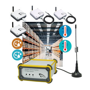 Contrôleur de température et d'humidité certifié CE ROHS, transmetteur, capteur avec fonction relais et alarme, capteur sans fil Lora - Product Image 1