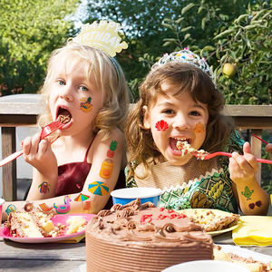 Tatouages temporaires en papier pour hommes, femmes et enfants, motifs tigre indien, loup, crâne de la mort, henné, <span class=keywords><strong>squelette</strong></span>, roi animal, blanc, sexy, corps et visage - Product Image 3