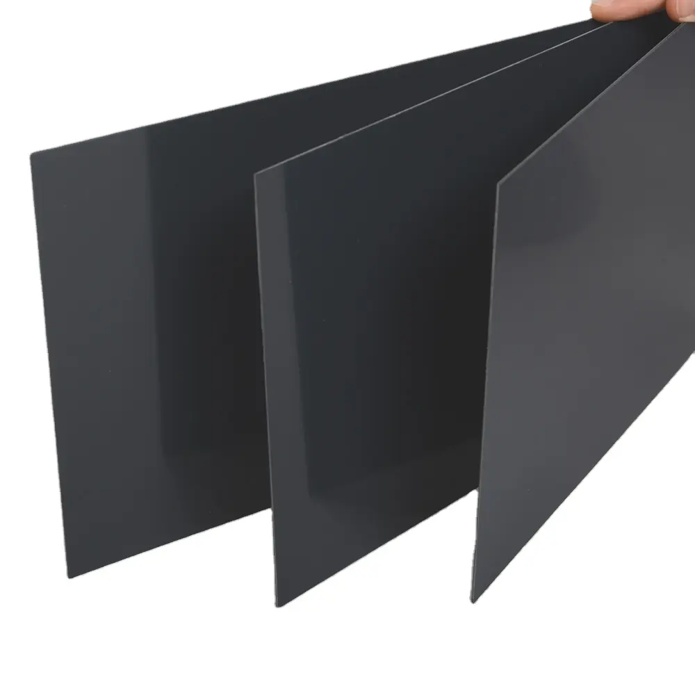 China rigid PVC sheets 3mm manufactures pvc sheet black rigid with high quality