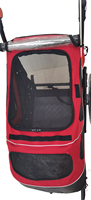 Remorque extérieure pliable pour animaux de compagnie Chariot de plage en sable pliable à la main Transporteurs pour chiens et autres animaux de compagnie Produits de voyage pratiques